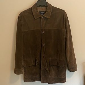 Brooks Brothers- 324 Brown Suede Trench (M)